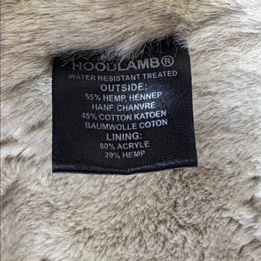 Hemp Hoodlamb‎ Jacket Womans XS - Picture 14 of 14